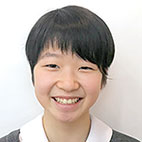 中学部長 楠本柚奈さん(中3)