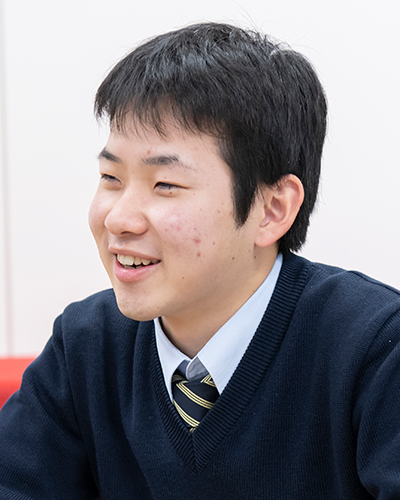 鈴木 颯人さん（高2）