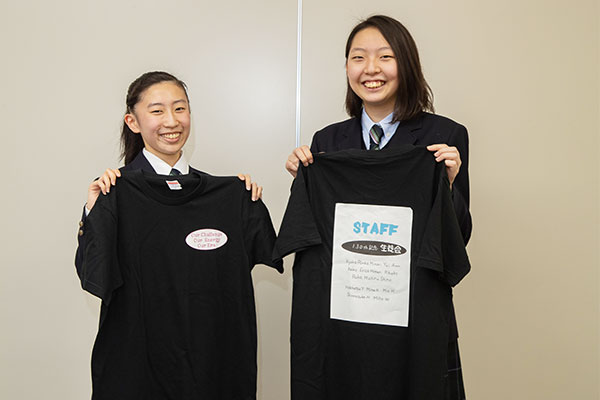 生徒会Tシャツも制作しました！
