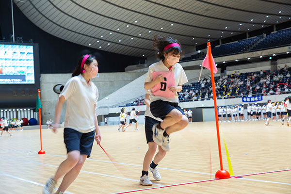 高3競技 トリオで跳ぼう！縄Trio