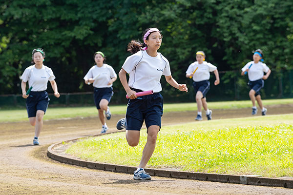 高３の学年リレー
