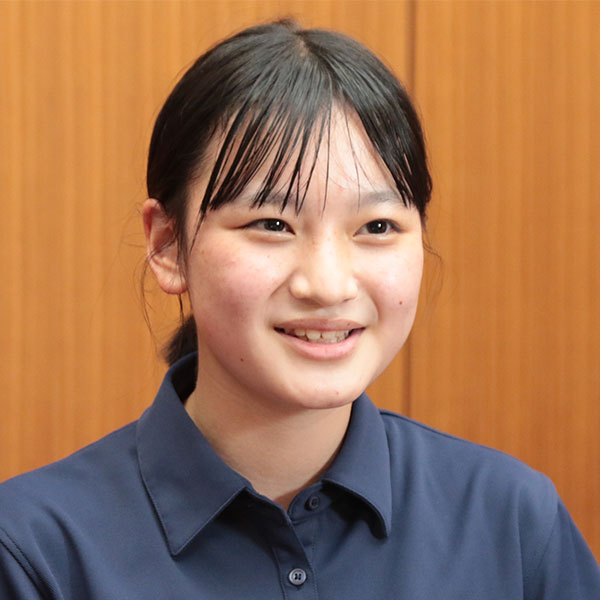 大石陽葵さん（陸上競技部）