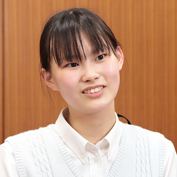 笠神万渚さん（音楽部）