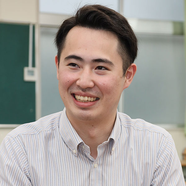 25名いるメンターのリーダー、内藤彪晶さんの写真です。