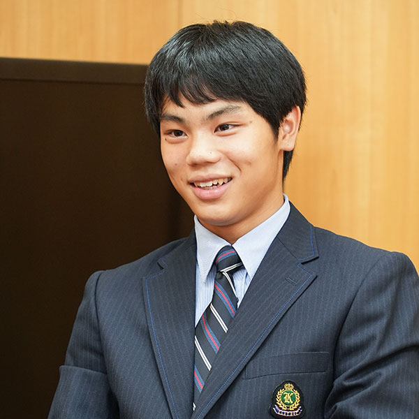 中沢 圭吾さん（高1）　陸上競技部・短距離