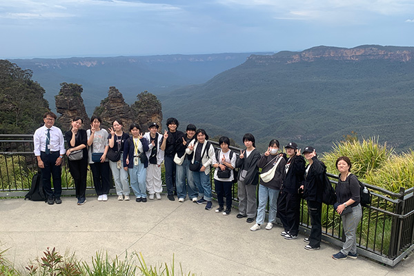 ブルー・マウンテンズ国立公園にて。