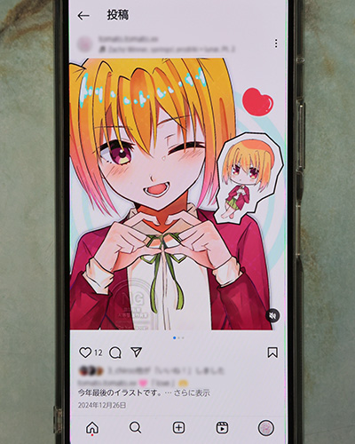 Fさんとバディは現在もSNSでイラストのやり取りをしています。