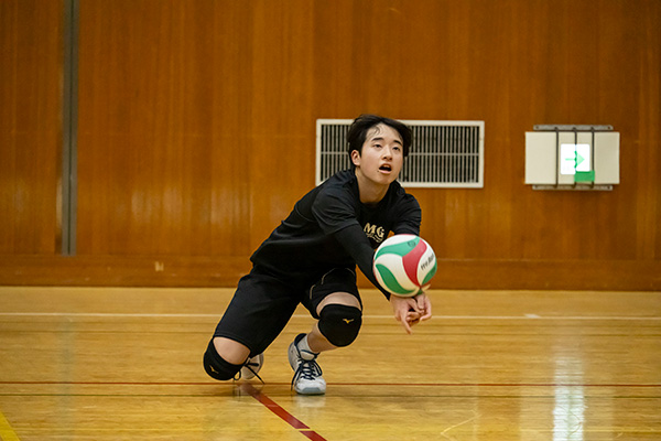 レシーブ次第で決まります