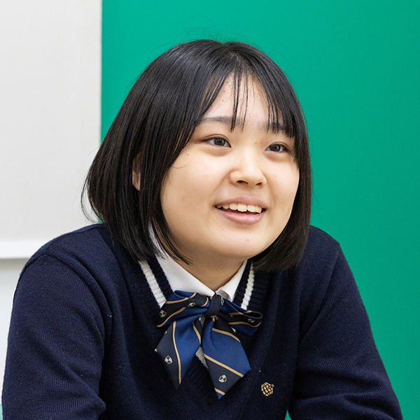 自身の成長ぶりを語ってくれたNさん（高1）