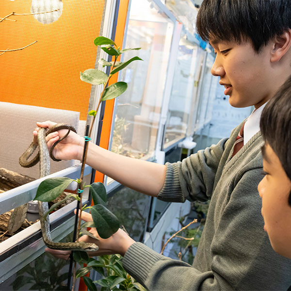 生物と日々深く触れ合うこと