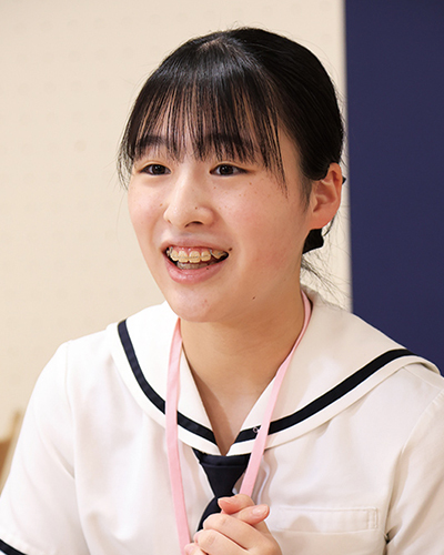東京家政大学附属女子 S・Mさん（高2／副実行委員長）