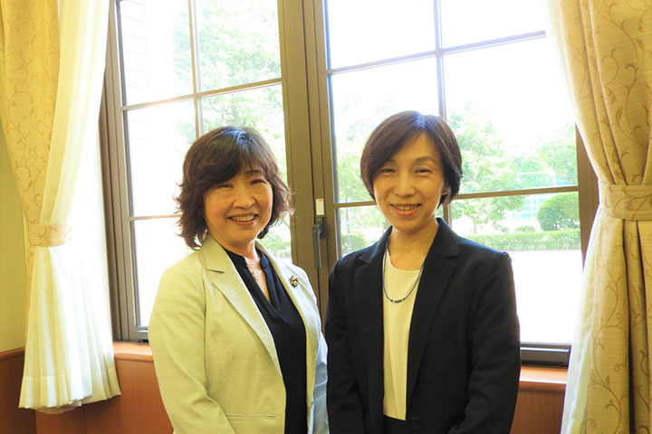 長沼先生と中川先生の写真です。