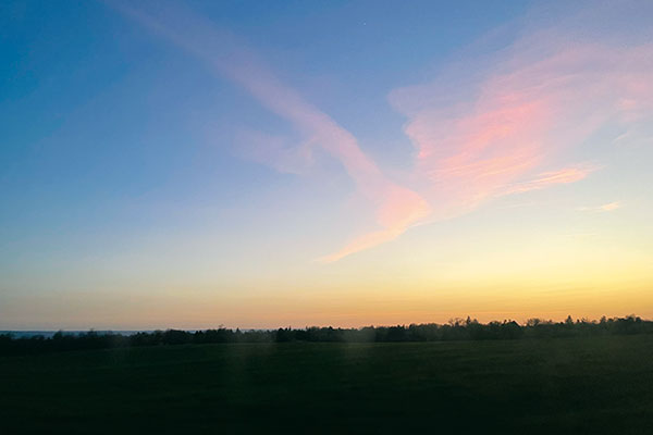 帰国前日のワラワラの空。別れが寂しくて、撮りながら泣きそうでした。（Rさん）