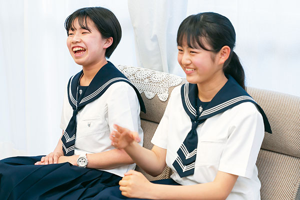 「校舎からは江ノ島や富士山が見えます！自然豊かな環境がお気に入り」