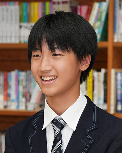 藤井さん（中3）