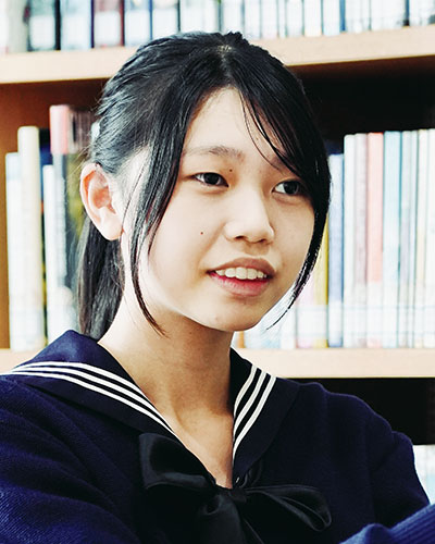 卓球部部長／K・Mさん（高2）